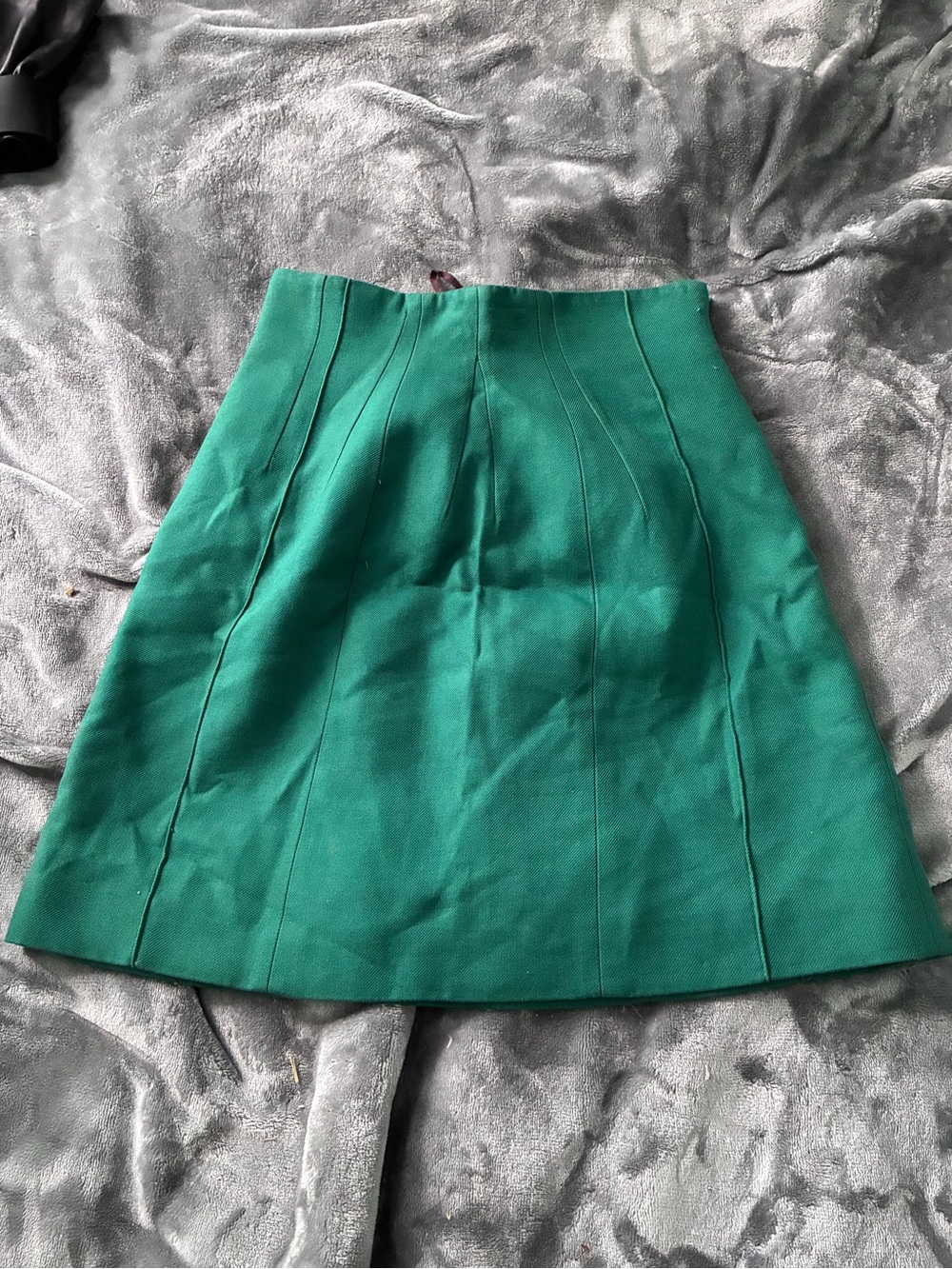 Jo No Fui Emerald Green A-Line Mini Skirt
